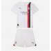 Billige AC Milan Rafael Leao #10 Børnetøj Udebanetrøje til baby 2023-24 Kortærmet (+ korte bukser)